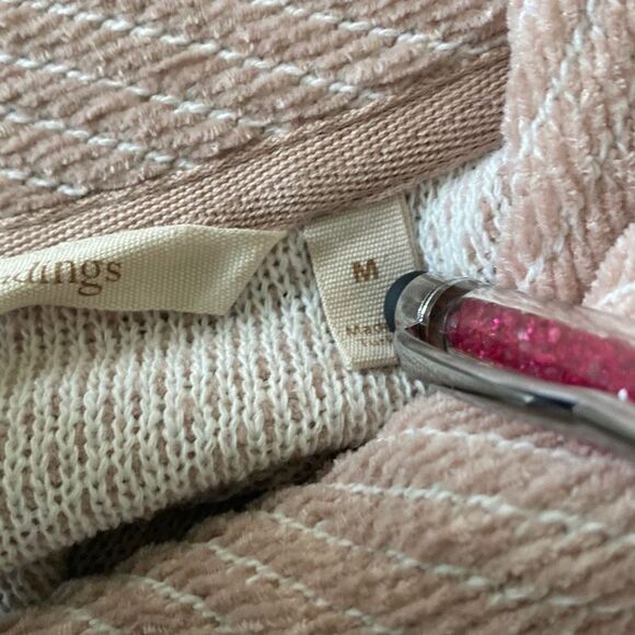 Soft Surroundings Puma Soft Pullover Roll-Neck Casual Tunic Top Mauve Size M - Picture 13 of 15